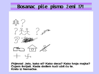 Bosanac  piše  pismo  ženi  ! ? !   
