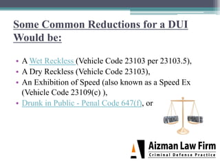 First DUI Offense In California | PDF