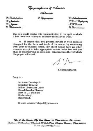 Delhi Union of Journalists Notice