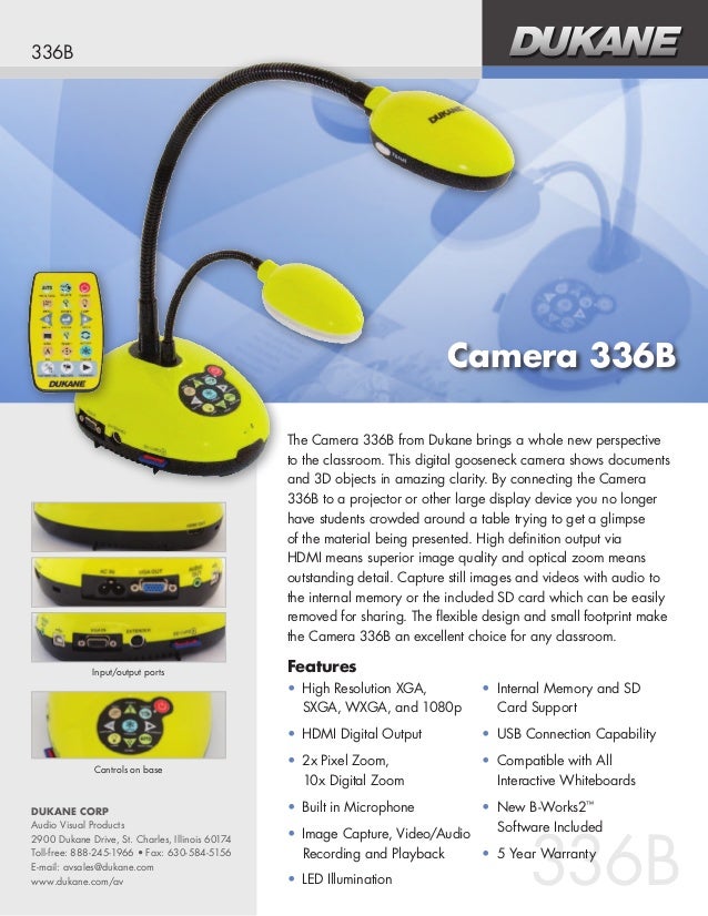 Dukane camera 336 b