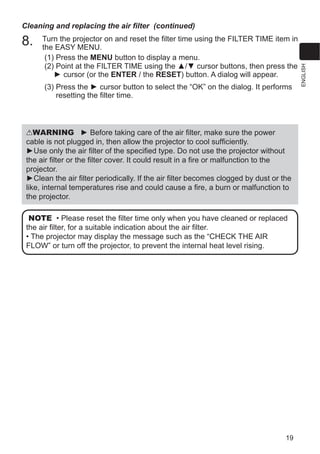 5
ENGLISH
Preparing for the remote control
3OHDVH LQVHUW WKH EDWWHULHV LQWR WKH UHPRWH FRQWURO EHIRUH XVLQJ LW ,I WKH UHPRWH
FRQWURO VWDUWV WR PDOIXQFWLRQ WU WR UHSODFH WKH EDWWHULHV ,I RX ZLOO QRW XVH WKH
UHPRWH FRQWURO IRU ORQJ SHULRG UHPRYH WKH EDWWHULHV IURP WKH UHPRWH FRQWURO DQG
VWRUH WKHP LQ D VDIH SODFH
 +ROGLQJ WKH KRRN SDUW RI WKH EDWWHU
FRYHU UHPRYH LW
 $OLJQ DQG LQVHUW WKH WZR $$ EDWWHULHV
HITACHI MAXELL, Part No.LR6 RU
R6P 