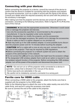 4
Contents of package
RXU SURMHFWRU VKRXOG FRPH ZLWK WKH LWHPV
VKRZQ EHORZ KHFN WKDW DOO WKH LWHPV DUH
LQFOXGHG 5HTXLUH RI RXU GHDOHU LPPHGLDWHO LI
DQ LWHPV DUH PLVVLQJ
 