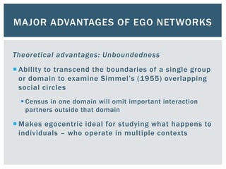 Ego Network Analysis Guide