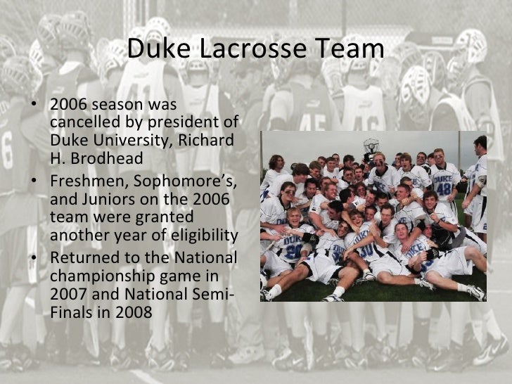 Duke Lacrosse Scandal