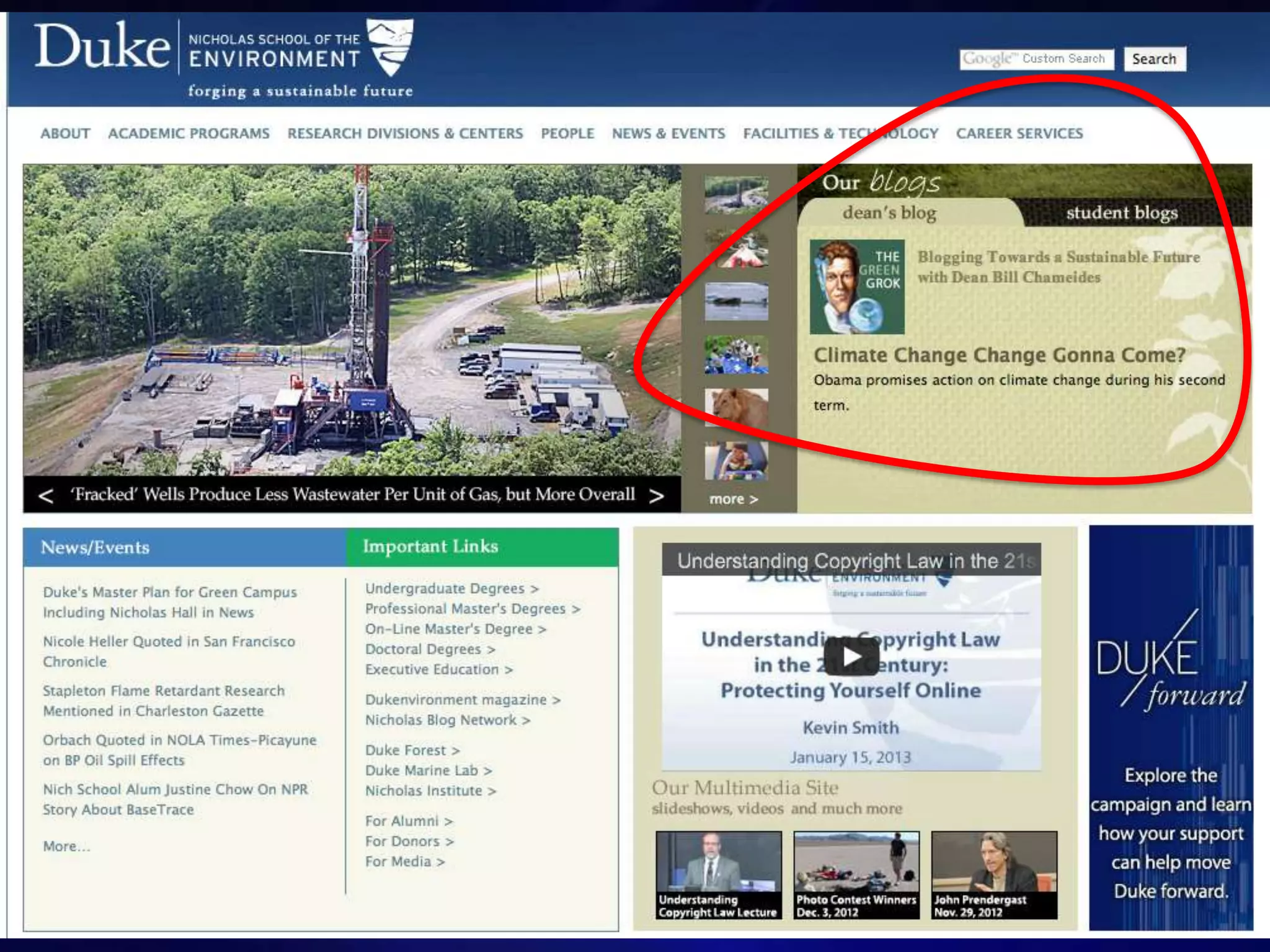 Title in Garamond 3 here

   Subtitle to go here in interstate
     Both fonts can download at
http://www.duke.edu/styleguide.html




           William Chameides
Dean of the Nicholas School of the Environment
 