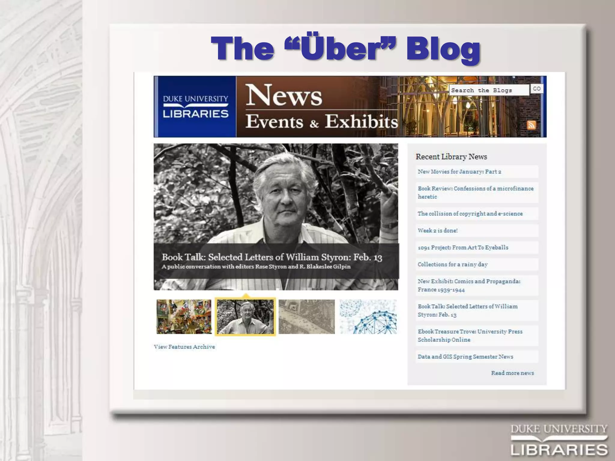 The “Über” Blog
 