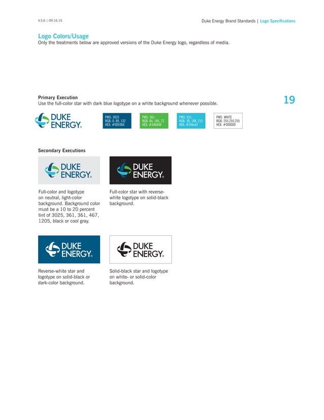 Duke Energy Brand Standards Manual