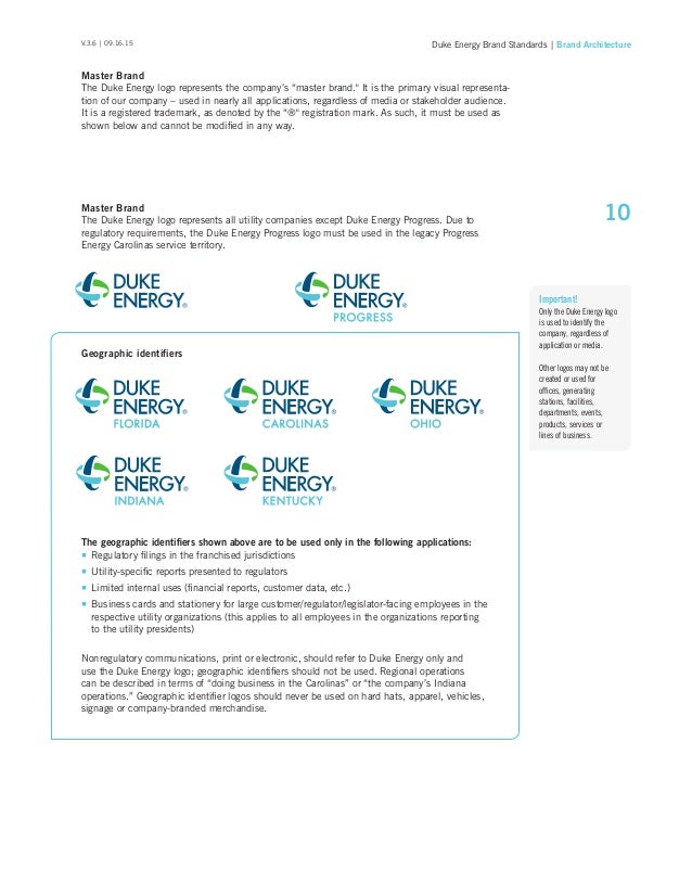 Duke Energy Brand Standards Manual