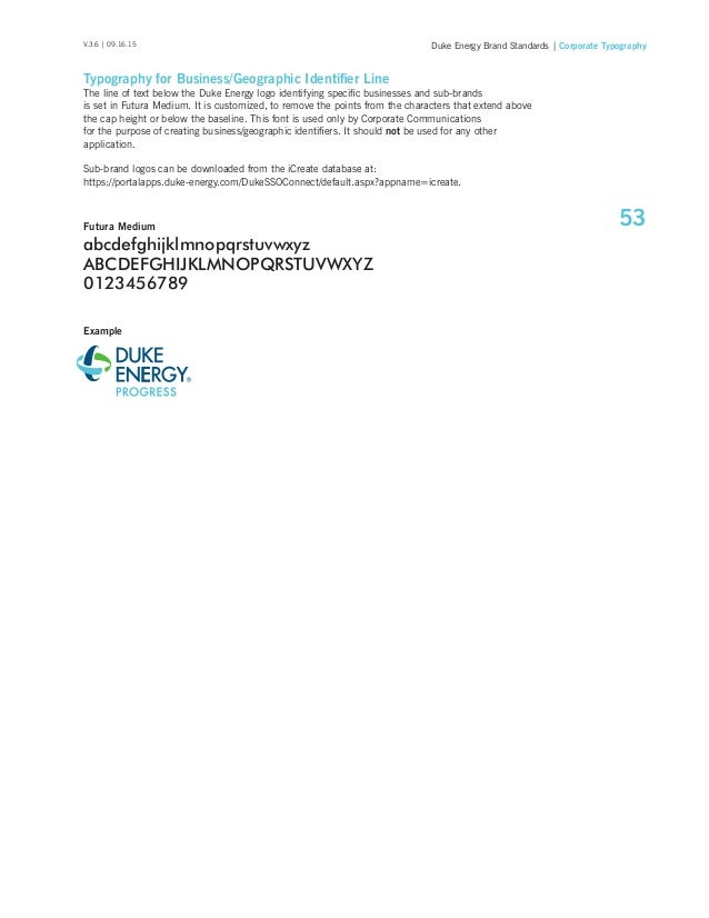 Duke Energy Brand Standards Manual