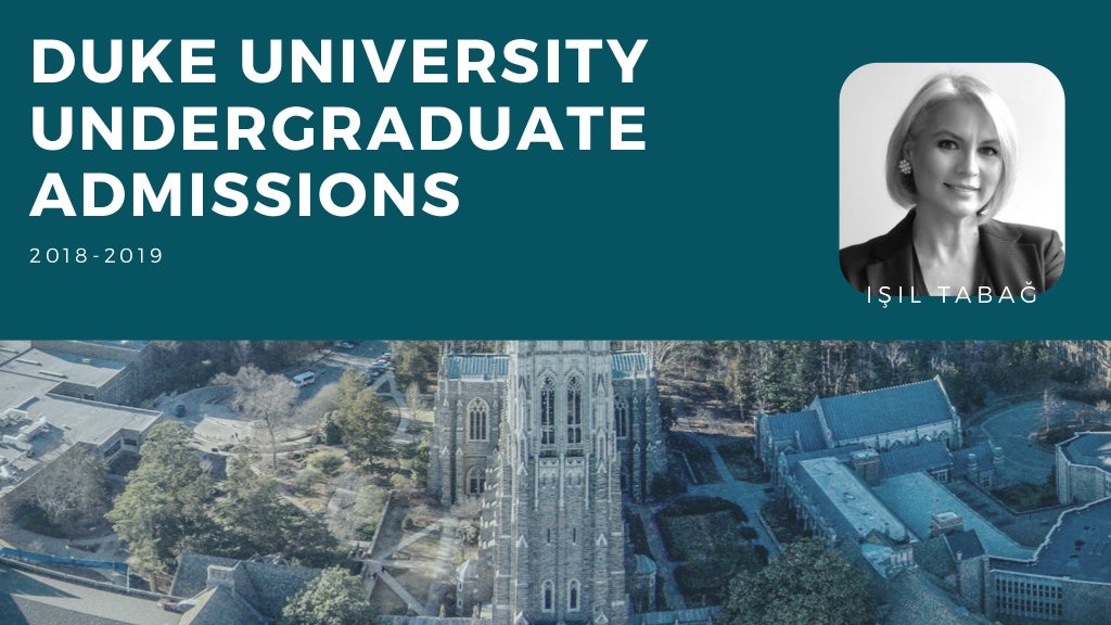 Duke University International Undergraduate Application 20182019