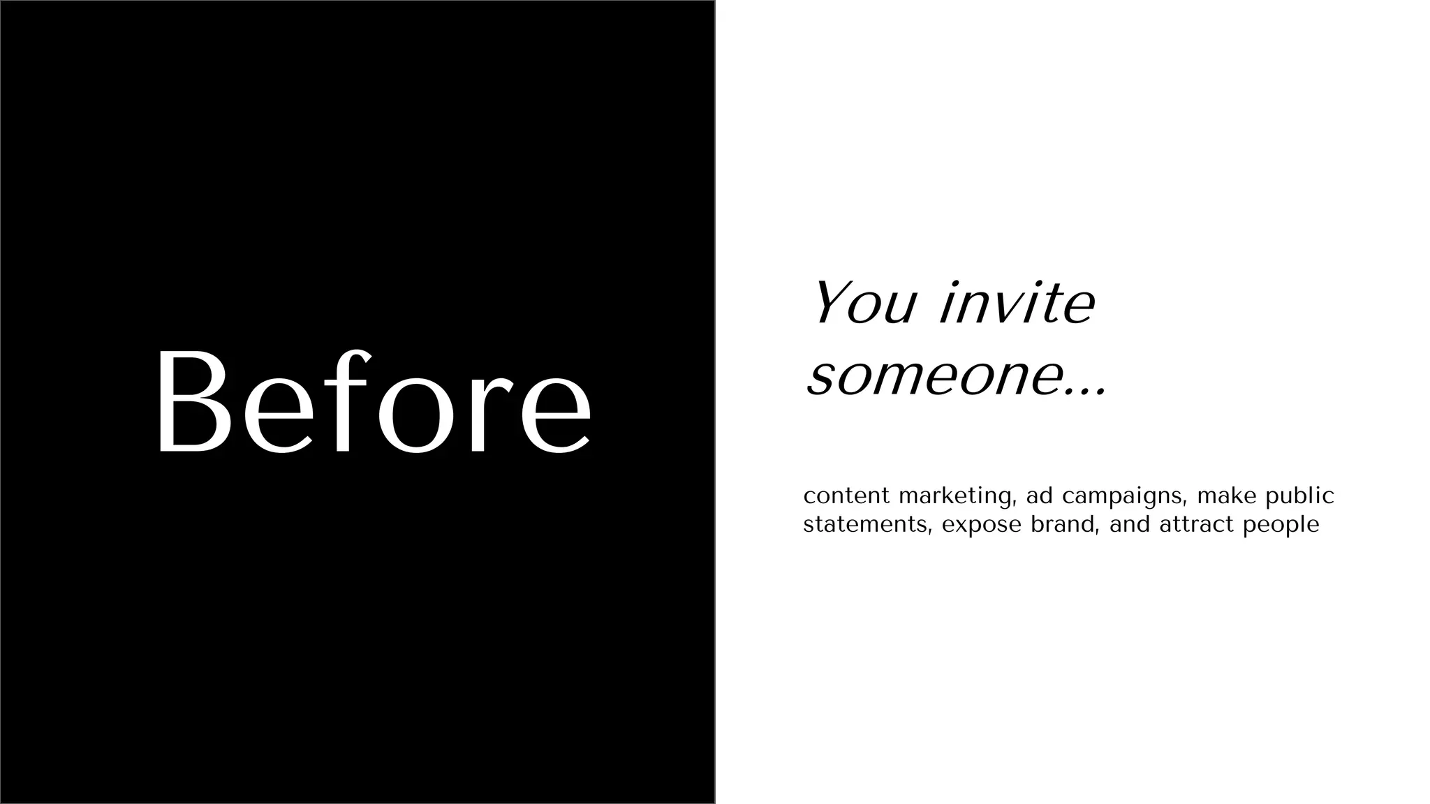 Before & After - digital strategy | PPT