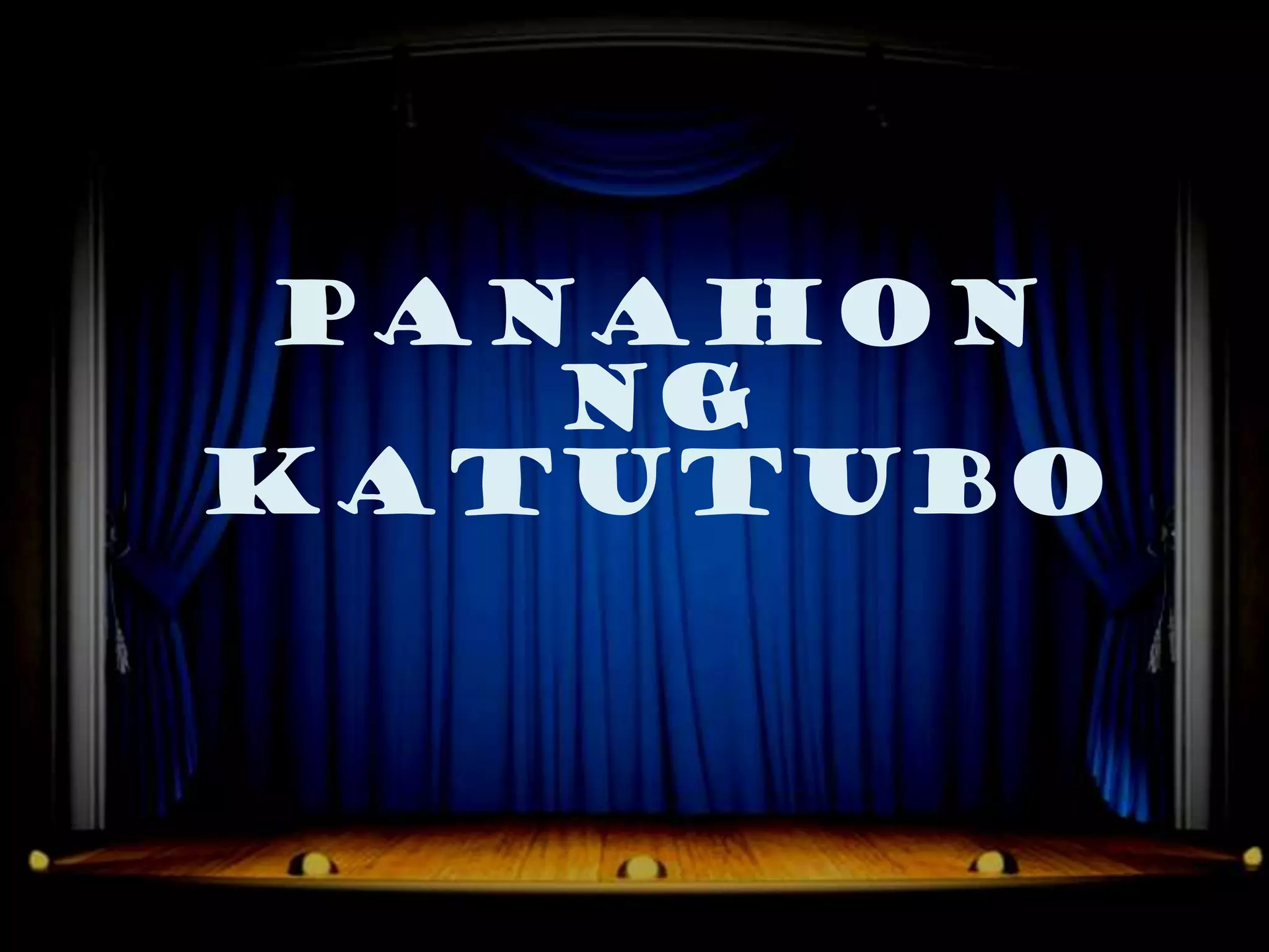 Panahon
    ng
katutubo
 