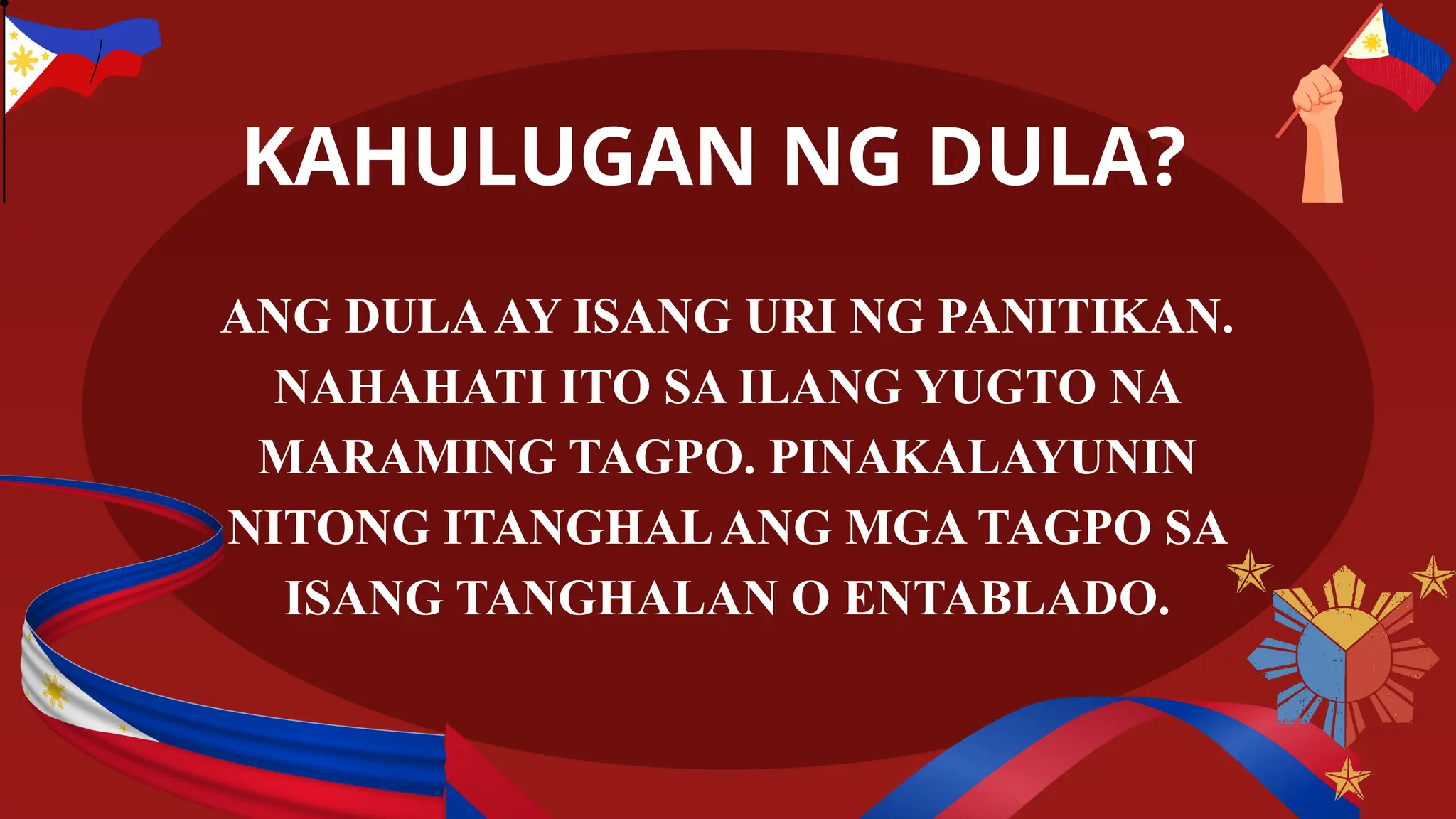 dula.pptxMatatag curriculum elemento ng dula at sangkap ng dula | PPTX