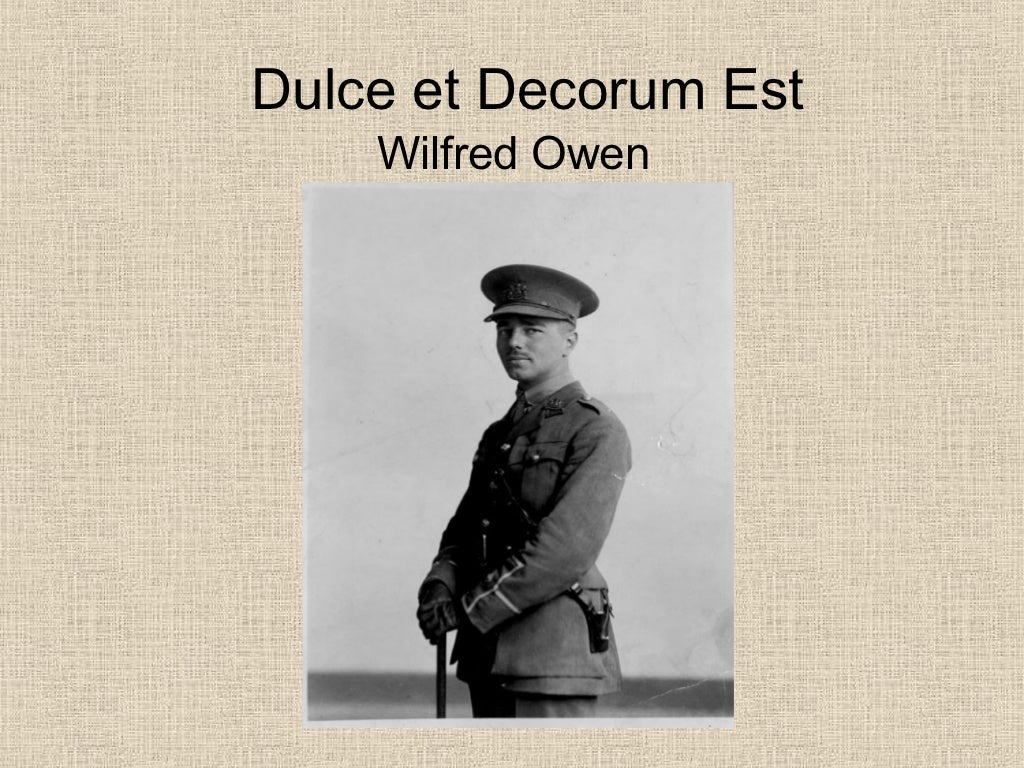Dulce et decorum est