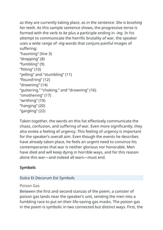 Dulce et Decorum Est complete analysis.docx