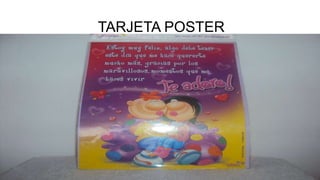 TARJETA POSTER
 
