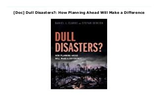 [Doc] Dull Disasters?: How Planning Ahead Will Make a Difference
Download Here https://nn.readpdfonline.xyz/?book=0198785577 In recent years, typhoons have struck the Philippines and Vanuatu; earthquakes have rocked Haiti, Pakistan, and Nepal; floods have swept through Pakistan and Mozambique; droughts have hit Ethiopia, Kenya, and Somalia; and more. All led to loss of life and loss of livelihoods, and recovery will take years. One of the likely effects of climate change is to increase the likelihood of the type of extreme weather events that seems to cause these disasters. But do extreme events have to turn into disasters with huge loss of life and suffering?Dull Disasters? harnesses lessons from finance, political science, economics, psychology, and the natural sciences to show how countries and their partners can be far better prepared to deal with disasters. The insights can lead to practical ways in which governments, civil society, private firms, and international organizations can work together to reduce the risks to people and economies when a disaster looms. Responses to disasters then become less emotional, less political, less headline-grabbing, and more business as usual and effective.The book takes the reader through a range of solutions that have been implemented around the world to respond to disasters. It gives an overview of the evidence on what works and what doesn't and it examines the crucial issue of disaster risk financing. Building on the latest evidence, it presents a set of lessons and principles to guide future thinking, research, and practice in this area. Download Online PDF Dull Disasters?: How Planning Ahead Will Make a Difference, Read PDF Dull Disasters?: How Planning Ahead Will Make a Difference, Download Full PDF Dull Disasters?: How Planning Ahead Will Make a Difference, Download PDF and EPUB Dull Disasters?: How Planning Ahead Will Make a Difference, Download PDF ePub Mobi Dull Disasters?: How Planning Ahead Will Make a Difference, Downloading PDF Dull Disasters?: How Planning Ahead Will Make a Difference,
Download Book PDF Dull Disasters?: How Planning Ahead Will Make a Difference, Download online Dull Disasters?: How Planning Ahead Will Make a Difference, Download Dull Disasters?: How Planning Ahead Will Make a Difference Daniel J. Clarke pdf, Download Daniel J. Clarke epub Dull Disasters?: How Planning Ahead Will Make a Difference, Download pdf Daniel J. Clarke Dull Disasters?: How Planning Ahead Will Make a Difference, Download Daniel J. Clarke ebook Dull Disasters?: How Planning Ahead Will Make a Difference, Download pdf Dull Disasters?: How Planning Ahead Will Make a Difference, Dull Disasters?: How Planning Ahead Will Make a Difference Online Read Best Book Online Dull Disasters?: How Planning Ahead Will Make a Difference, Read Online Dull Disasters?: How Planning Ahead Will Make a Difference Book, Download Online Dull Disasters?: How Planning Ahead Will Make a Difference E-Books, Download Dull Disasters?: How Planning Ahead Will Make a Difference Online, Read Best Book Dull Disasters?: How Planning Ahead Will Make a Difference Online, Read Dull Disasters?: How Planning Ahead Will Make a Difference Books Online Read Dull Disasters?: How Planning Ahead Will Make a Difference Full Collection, Read Dull Disasters?: How Planning Ahead Will Make a Difference Book, Read Dull Disasters?: How Planning Ahead Will Make a Difference Ebook Dull Disasters?: How Planning Ahead Will Make a Difference PDF Read online, Dull Disasters?: How Planning Ahead Will Make a Difference pdf Download online, Dull Disasters?: How Planning Ahead Will Make a Difference Read, Download Dull Disasters?: How Planning Ahead Will Make a Difference Full PDF, Read Dull Disasters?: How Planning Ahead Will Make a Difference PDF Online, Download Dull Disasters?: How Planning Ahead Will Make a Difference Books Online, Download Dull Disasters?: How Planning Ahead Will Make a Difference Full Popular PDF, PDF Dull Disasters?: How Planning Ahead Will Make a Difference Download Book
PDF Dull Disasters?: How Planning Ahead Will Make a Difference, Read online PDF Dull Disasters?: How Planning Ahead Will Make a Difference, Read Best Book Dull Disasters?: How Planning Ahead Will Make a Difference, Read PDF Dull Disasters?: How Planning Ahead Will Make a Difference Collection, Download PDF Dull Disasters?: How Planning Ahead Will Make a Difference Full Online, Read Best Book Online Dull Disasters?: How Planning Ahead Will Make a Difference, Download Dull Disasters?: How Planning Ahead Will Make a Difference PDF files
 