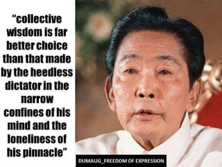 DUMAUG_FREEDOM OF EXPRESSION