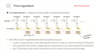 Multi-shot broadcast
 