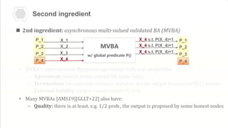 Dumbo-NG is a novel asynchronous BFT consensus protocol designed for high-performance distributed ledgers.