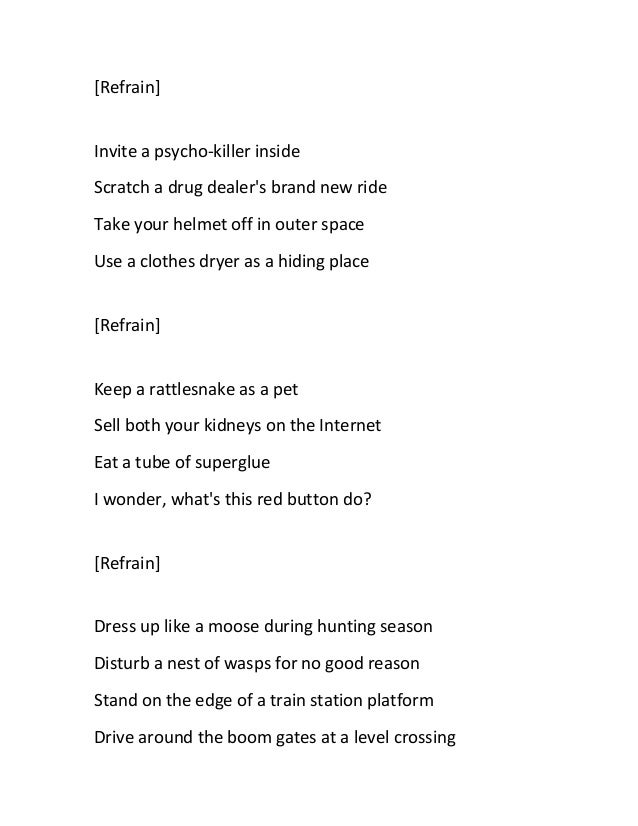 so many dumb ways to die song lyrics so many dumb ways to die song lyrics