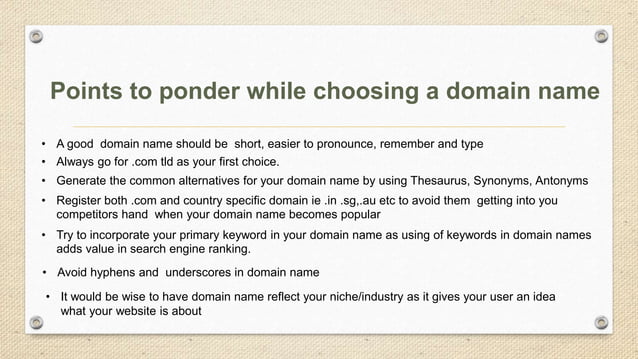 Dummies guide-to-domain-names | PPT
