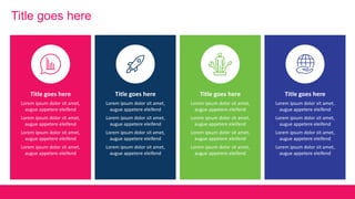 ChainApps Confidential. ©2018 All Rights Reserved. 8
Title goes here
Title goes here
Lorem ipsum dolor sit amet,
augue appetere eleifend
Lorem ipsum dolor sit amet,
augue appetere eleifend
Lorem ipsum dolor sit amet,
augue appetere eleifend
Lorem ipsum dolor sit amet,
augue appetere eleifend
Title goes here
Lorem ipsum dolor sit amet,
augue appetere eleifend
Lorem ipsum dolor sit amet,
augue appetere eleifend
Lorem ipsum dolor sit amet,
augue appetere eleifend
Lorem ipsum dolor sit amet,
augue appetere eleifend
Title goes here
Lorem ipsum dolor sit amet,
augue appetere eleifend
Lorem ipsum dolor sit amet,
augue appetere eleifend
Lorem ipsum dolor sit amet,
augue appetere eleifend
Lorem ipsum dolor sit amet,
augue appetere eleifend
Title goes here
Lorem ipsum dolor sit amet,
augue appetere eleifend
Lorem ipsum dolor sit amet,
augue appetere eleifend
Lorem ipsum dolor sit amet,
augue appetere eleifend
Lorem ipsum dolor sit amet,
augue appetere eleifend
 