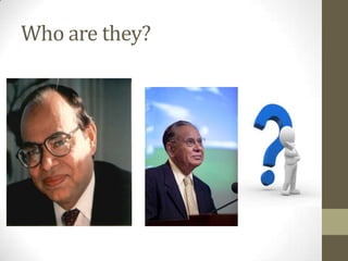 Who are they?
 
