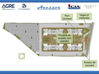 Nº de unidadesporpavimento: 6 unidades - Torres A e B				8 unidades - Torres C e D  Nº total de unidades: 462 unidades