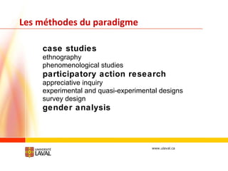 case studies ethnography phenomenological studies participatory action research appreciative inquiry experimental and quas...