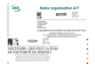 Connaissance de l’ASN Juin 2014 
24 
Notre organisation 4/7 
 
