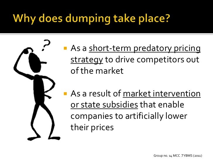 Image result for dumping prices