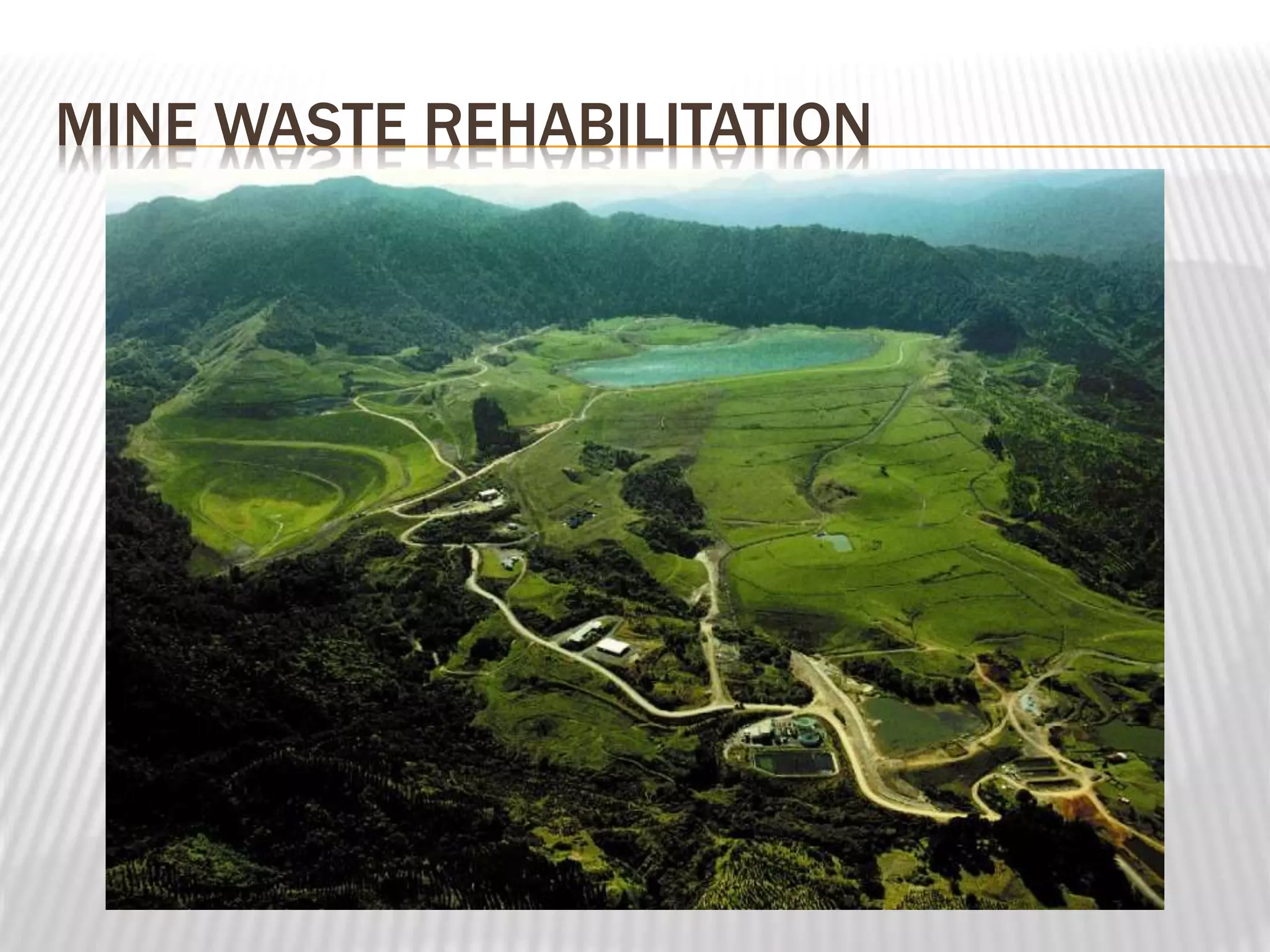 MINE WASTE REHABILITATION 
 