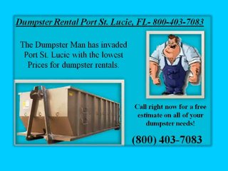Dumpster rental port 800 403-7083