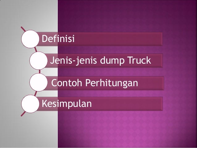 pink and purple dump truck