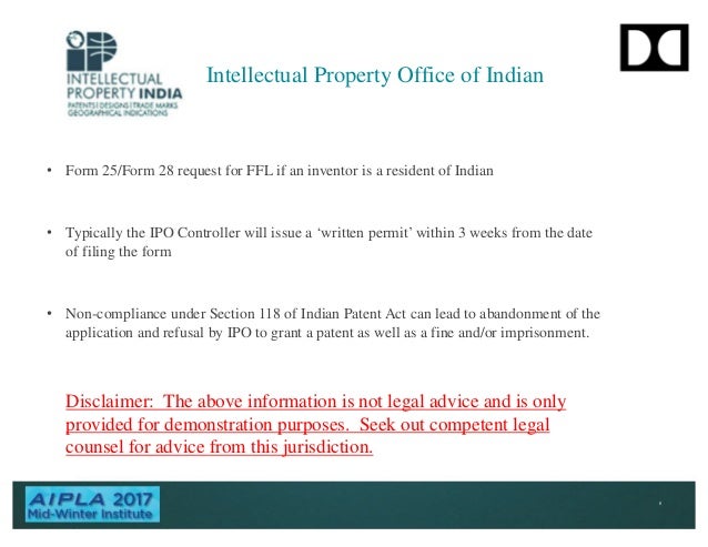 Duncan Foreign Filing licenses aipla presentation 20170203