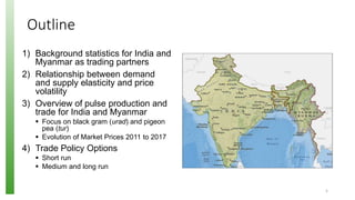 Agricultural Exports, Price Volatility and Monopsonistic Markets: An Analysis of the Myanmar - India Pulses Trade