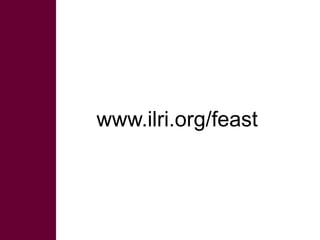 Rapid livestock feed assessment tools to support intervention strategies:  FEAST and Techfit