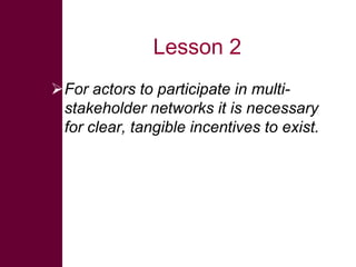 Innovation platforms as spaces for rural change – some experiences from ILRI