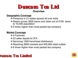 Duncans Tea Ltd Slideshare | PPT