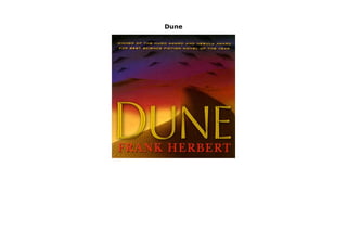 Dune
Dune Rare Book by Frank Herbert
 