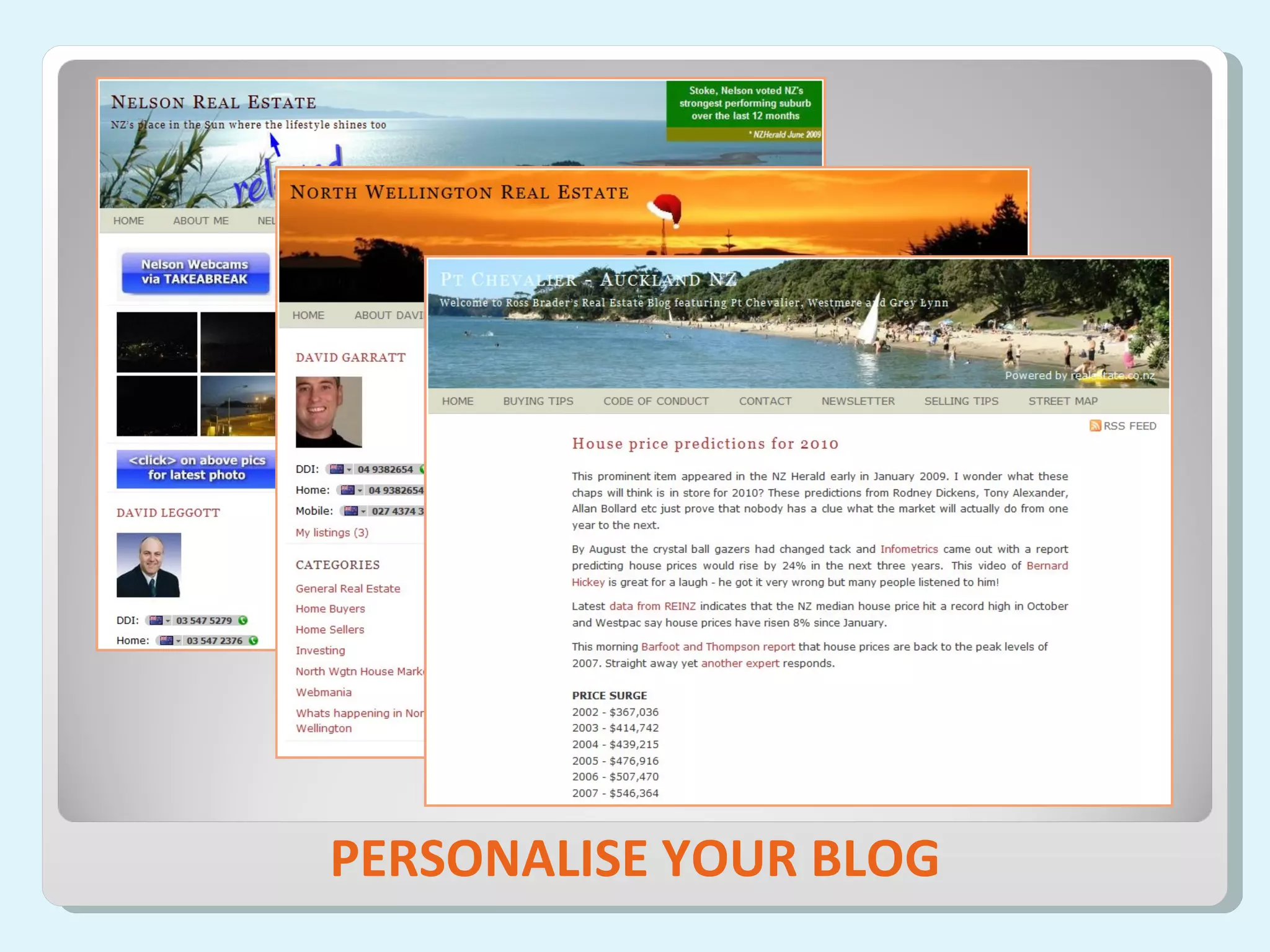 PERSONALISE YOUR BLOG 