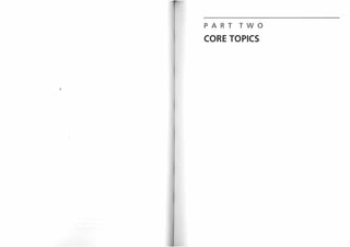 P A R T T W O
CORE TOPICS
 