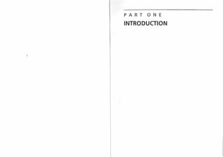 PART ONE
INTRODUCTION
 
