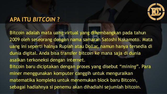Apa Maksud Bitcoin