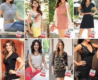 2827
$219PC3215368
AK2378
Blusa
78 Gris Topo
CH, XG
$219PC3815343
AK9710
Blusa
10 Negro
CH, GR, XG
$219PC2915354
VD4732
Vestido
32 Rosa Albaricoque
ME, XG
$229PC4516070
AF3543
Blusa
43 Verde Olivo
CH, ME, GR
$219PC2915351
AK7801
Blusa
01 Blanco
CH, ME, GR, XG
$219PC5915331
BI0515
Blusón
15 Arena
CH, ME, GR, XG
$219PC5215389
VE3510
Vestido
10 Negro
CH, ME, GR, XG
$229PC8416051
BD7910
Blusón
10 Negro
ME
 