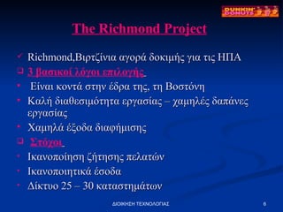 The Richmond Project   ,[object Object],[object Object],[object Object],[object Object],[object Object],[object Object],[object Object],[object Object],[object Object]