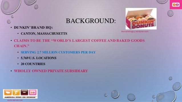 Dunkin Donuts Ppt