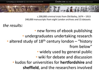 a tension ... that partnerships will help deal withuniversitiesand other collections holders will have related content that will make your content stronger