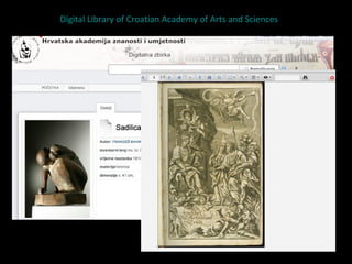 Digital Library of Croatian Academy of Arts and Sciences
 